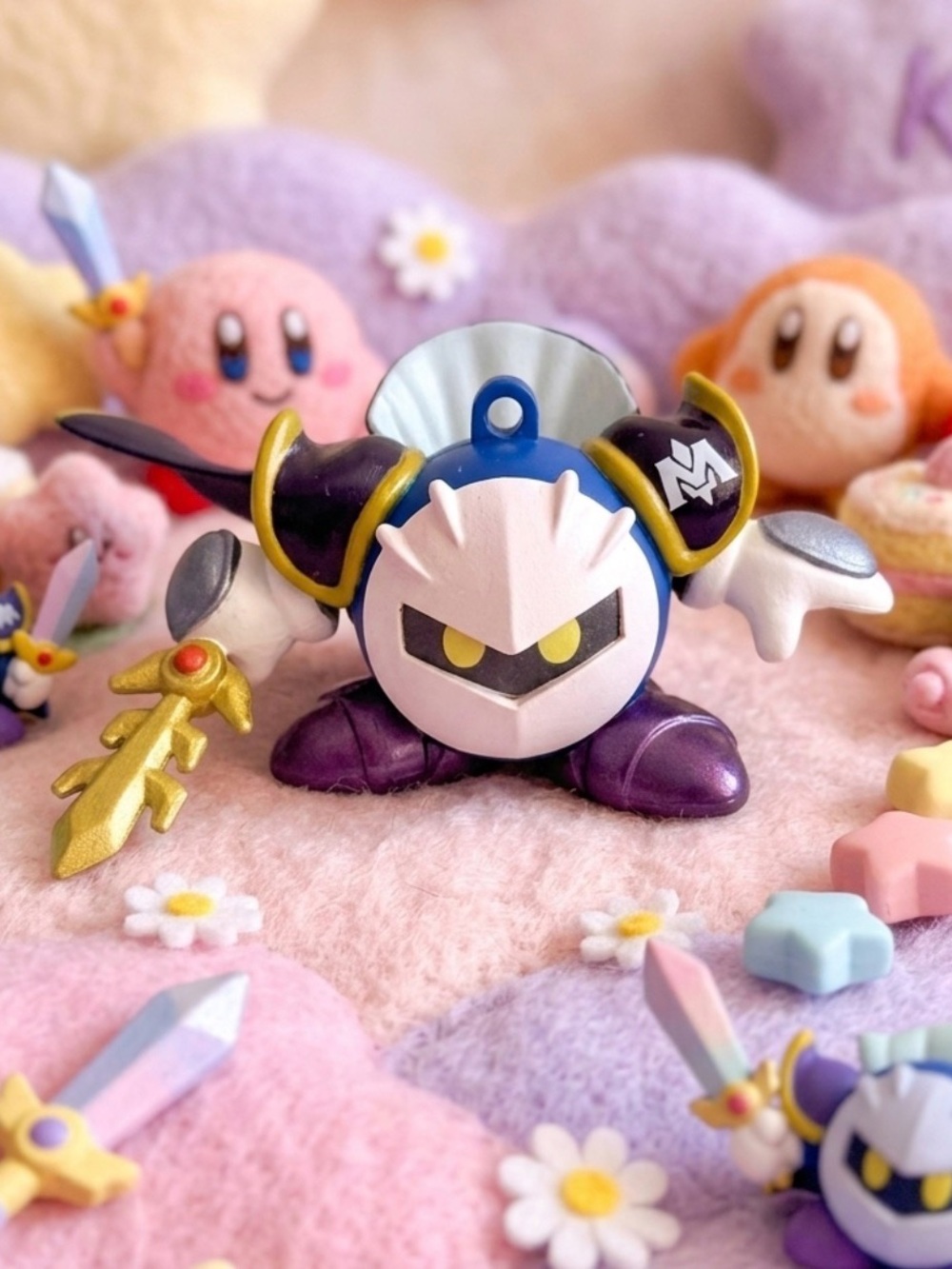 Metal Knight Mini Action Figure Toy - Purple, Blue, White, Gold by Kirby